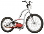 BATAVUS BIKESTEPPER CITY 24 ZILVER ROOD
