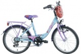 BIKEFUN GIRLS FUN 20 MEISJES V6 BLAUW PAARS LILA