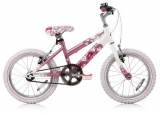 CONCEPT ANGEL MTB 16 MEISJES WIT ROZE VRIJWIEL