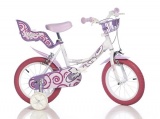 DINO 144RN-05 14 INCH MEISJES WIT