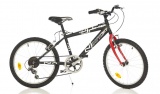 DINO 420U 20 INCH JONGENS 6V ZWART ROOD