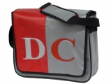 DOMESTIC SHOPPER MET SCHOUDERBAND TARPAULIN DC ROOD GRIJS