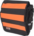 DOMESTIC SHOPPER ZEBRA MET SCHOUDERBAND ZWART ORANJE