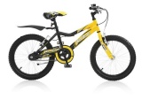 EXPERT FAST RIDER 16 JONGENS RN ZWART GEEL