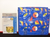 FASTRIDER DUBBELE TAS FANTASY BLAUW