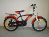 FREEWHEELS RUN BIKE 16 JONGENS RN ZWART ROOD WIT