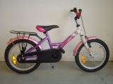 FREEWHEELS RUN BIKE 16 MEISJES RN PAARS ROSE WIT
