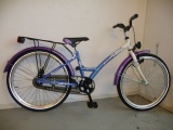 FREEWHEELS RUN BIKE 24 MEISJES RN BLAUW PAARS WIT