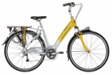 GAZELLE FUENTE XTRA 28 49CM DAMES V24 WIT GEEL