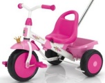 KETTLER DRIEWIELER HAPPYTRIKE PRINSES ROSE FUCHSIA WIT ZWART