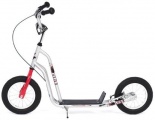 KICKID FUN LINE STEP 12 RED SILVER SCOOTER