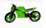 KIDDIMOTO LOOPFIETS SUPERBIKE GREEN BLACK