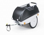 LEGGERO FIETSKAR CUATRO TOUR T BAGAGE AANHANGWAGEN HARDTOP ZWART