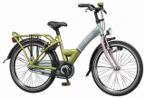 LOEKIE BIGBIKE URBAN 22 36CM MEISJES RN GROEN BLAUW