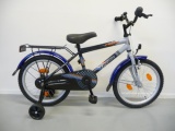 LOEKIE FLYER RACING 18 28CM JONGENS RN ZWART ZILVER