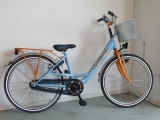 MAX2BIKE TROPICAL 24 38CM MEISJES RN HEMELSBLAUW MANGO