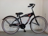 MAX 2 BIKE 24 JONGENS RN ZWART CRUISER