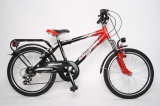 MBM ESCAPE 20 JONGENS V6 ZWART ROOD