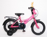 MICKEYBIKE 12 MEISJES V1 FUCHSIA ROZE