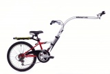 MINERVA AANHANGFIETS 20-INCH V6 ZILVER ROOD