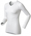 ODLO ONDERHEMD LANGE MOUW LADIES V-NECK WARM WIT MAAT L