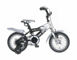 POPAL BIKE 2 FLY 12 JONGENS RN ZWART ZILVER