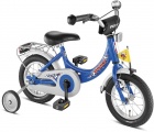 PUKY ZL12-1 ALU 12 KINDERFIETS RN BLAUW VOETBAL