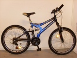 SPRINT TORNADO 24 JONGENS V18 BLAUW ZWART