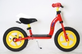 TEDDY LOOPFIETS ROOD GEEL MET REM