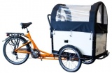 TROY BAKFIETS DRIEWIELER V7 ORANJE