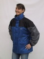 X3M REGENJACK ZWART BLAUW MAAT M