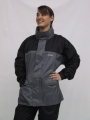X3M REGENJACK ZWART GRIJS MAAT XL