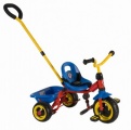 YIPEEH DRIEWIELER MET VOETSTEUN ROOD BLAUW