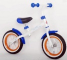YIPEEH LOOPFIETS MET RECHT FRAME WIT BLAUW