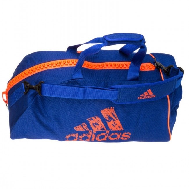 adidas sporttas blauw/oranje 60 liter - Internet-Bikes