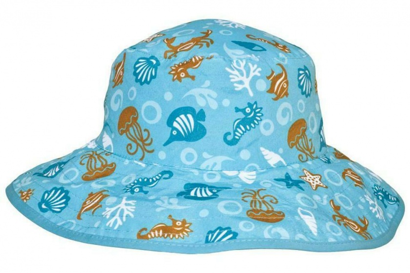 Banz Chapeau Bebe Soleil Reversible Bleu Mer 48 Cm Internet Bikes