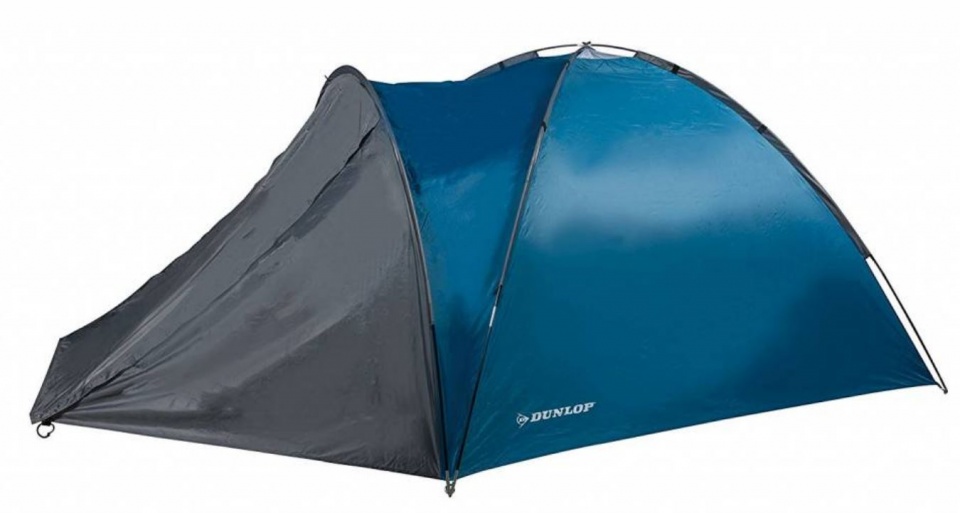 Dunlop dome tent double 210 x 150 x 120 cm blue