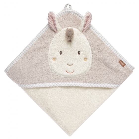 Fehn Cape De Bain Bebe Lama 80 X 80 Cm Creme Beige Internet Bikes