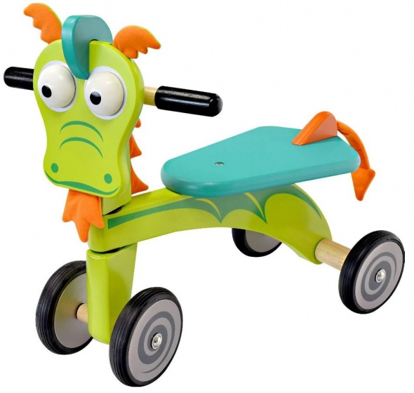 I'm Toy I&apos;m Toy Loopfiets Draak Junior Groen Blauw - Foto 1