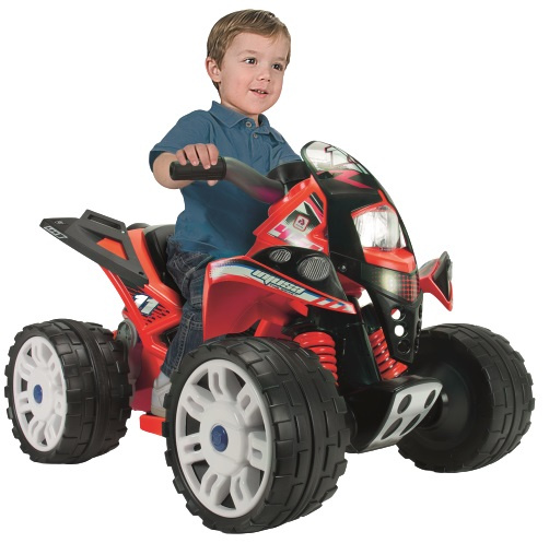 Injusa Accuvoertuig Quad The Beast Jongens 12v 81 Cm Rood Zwart Internet Bikes