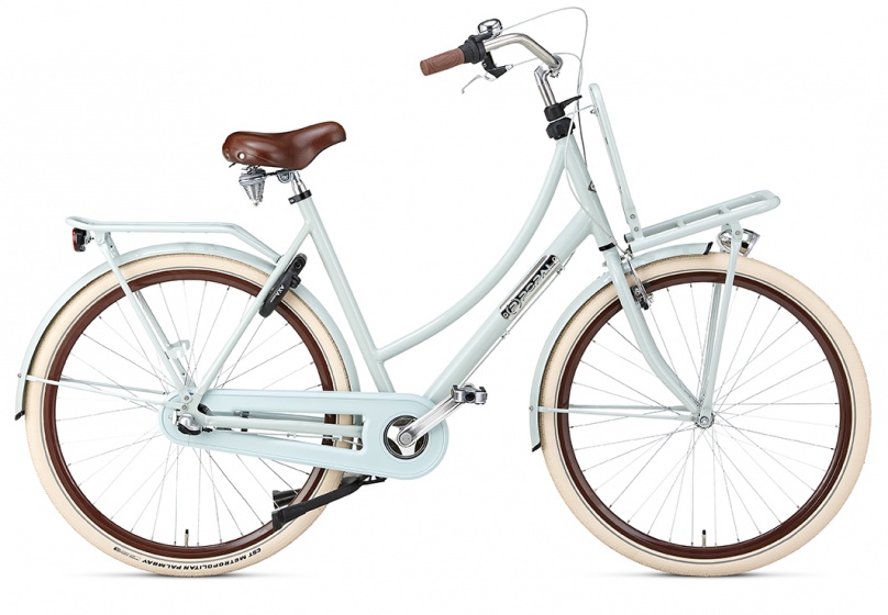 Popal Daily Dutch Prestige 28 Inch 57 cm Dames 3V Terugtraprem Lichtgroen -  Fietskopen.shop