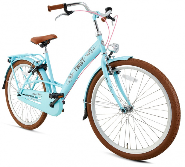 Supersuper Twist S 26 Inch 41 cm Meisjes Terugtraprem Turquoise