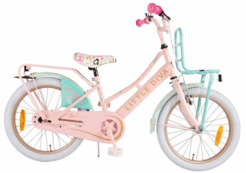 Little Diva Kinderfiets 18 Inch 28 cm Meisjes Terugtraprem Roze -  Fietsonderdelen-winkel.nl