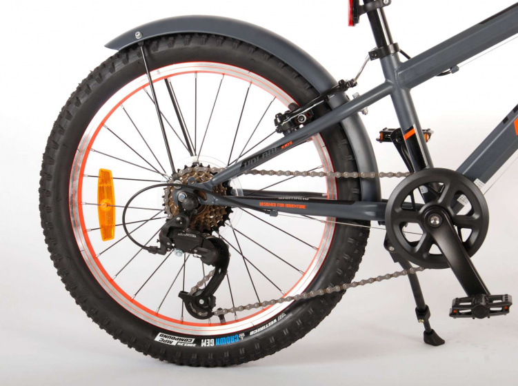 Volare Rocky 20 Inch 27 cm Jongens Terugtraprem Grijs/Oranje